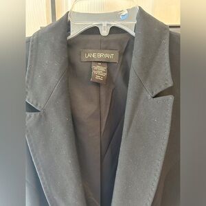 Lane Bryant Black Blazer Elegant Suit Jacket